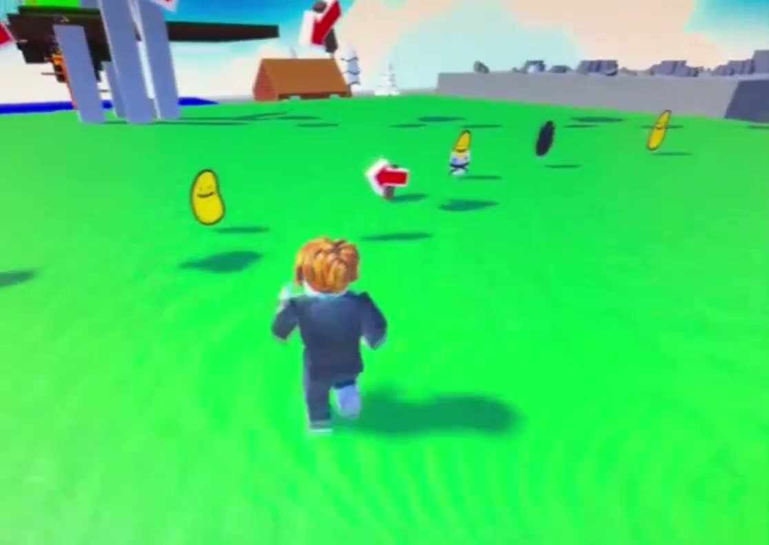 A game a student designed and coded, being played on screen